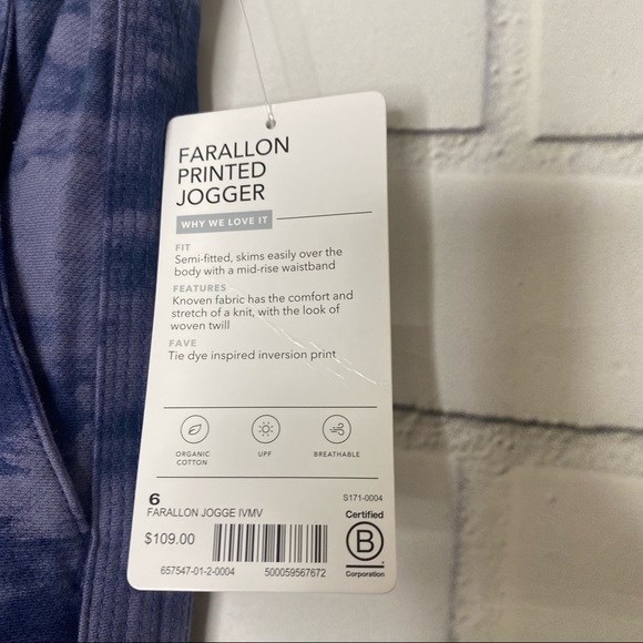 Athleta Farallon Printed Jogger size 6 - Picture 4 of 11